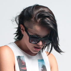 Modern Black Wayfarer Sunglasses