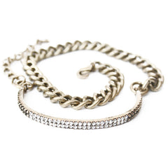 Double Wrap Chain Bracelet