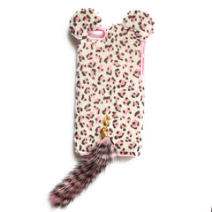 Fuzzy Cheetah Print Case (iPhone 4g/4s)