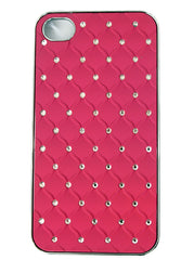 Pink Rhinestone Tufted Case (iPhone 4g/4s)