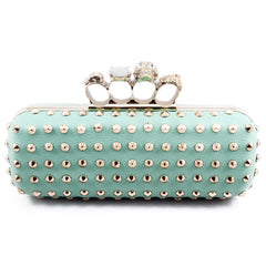 Mint Skull Clutch